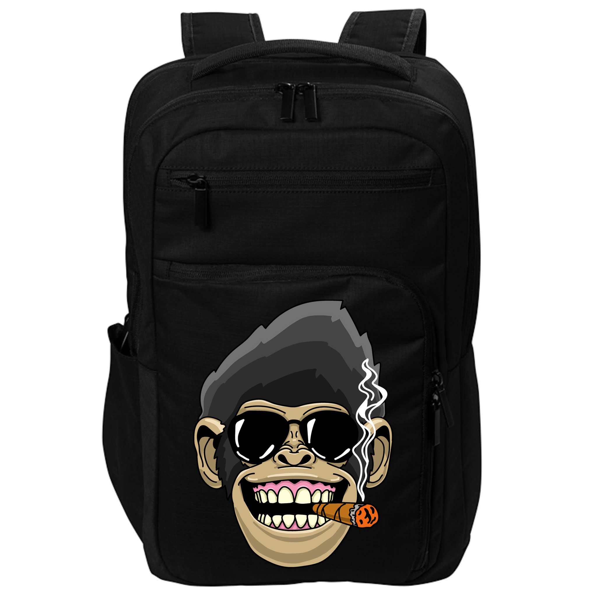 Monkey Smoking Cigar Impact Tech Backpack
