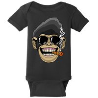 Monkey Smoking Cigar Baby Bodysuit