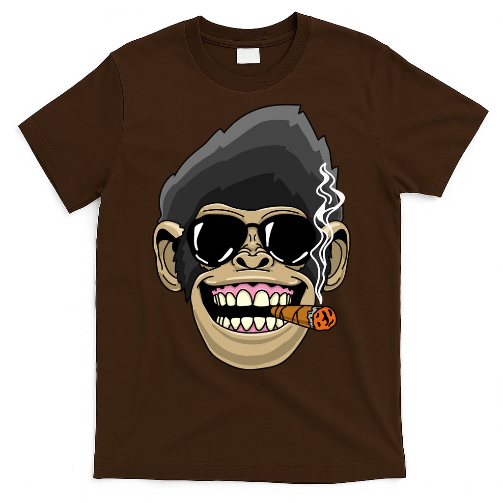 Monkey Smoking Cigar T-Shirt