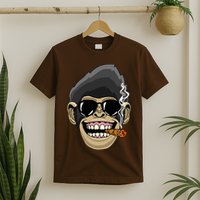 Monkey Smoking Cigar T-Shirt