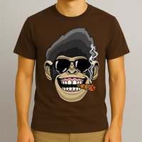 Monkey Smoking Cigar T-Shirt