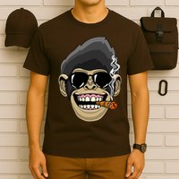 Monkey Smoking Cigar T-Shirt