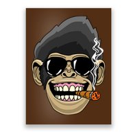 Monkey Smoking Cigar Poster
