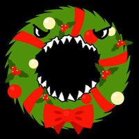Monster Killer Christmas Wreath Impact Tech Backpack