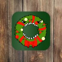 Monster Killer Christmas Wreath Coaster