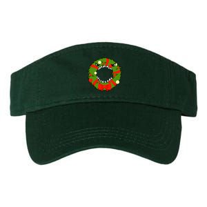 Monster Killer Christmas Wreath Valucap Bio-Washed Visor