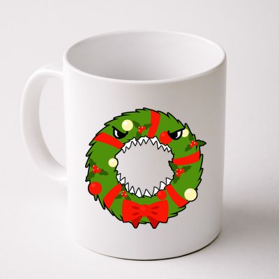 Monster Killer Christmas Wreath Coffee Mug