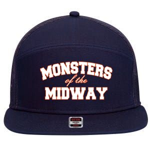 Monster Of The Midway 7 Panel Mesh Trucker Snapback Hat