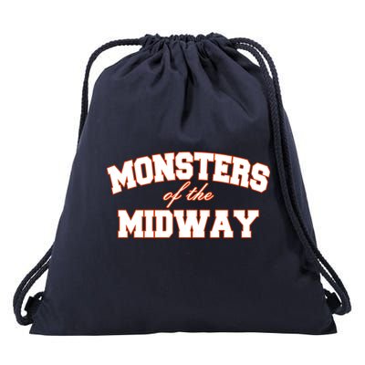 Monster Of The Midway Drawstring Bag