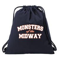 Monster Of The Midway Drawstring Bag