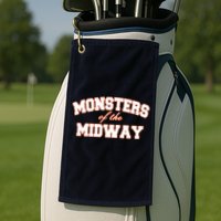 Monster Of The Midway Golf Towel