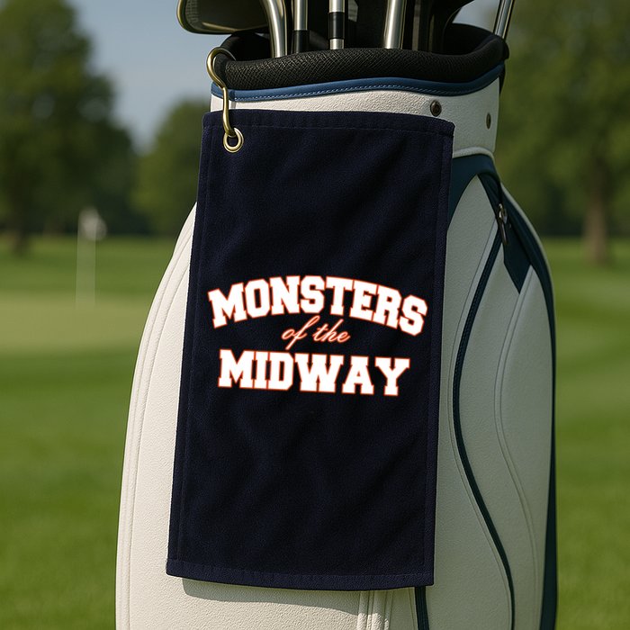 Monster Of The Midway Golf Towel