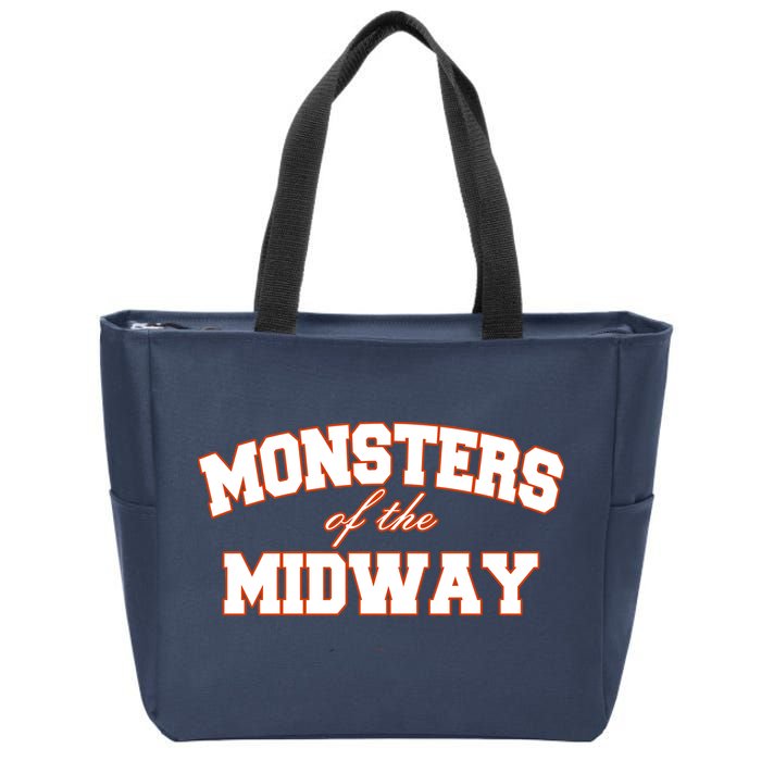 Monster Of The Midway Zip Tote Bag