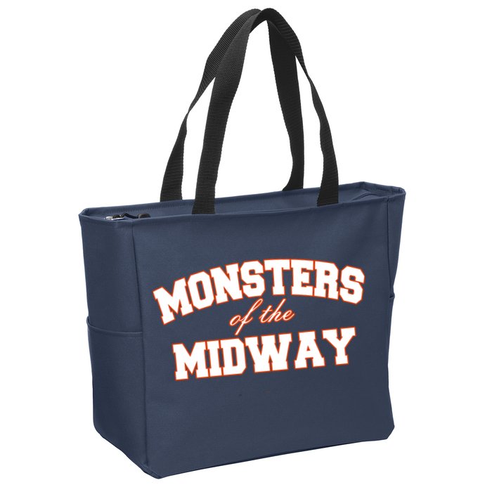 Monster Of The Midway Zip Tote Bag