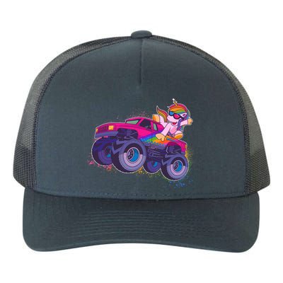 Monster Truck Unicorn Yupoong Adult 5-Panel Trucker Hat