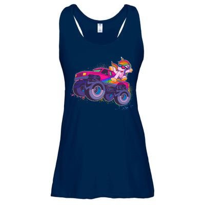 Monster Truck Unicorn Ladies Essential Flowy Tank