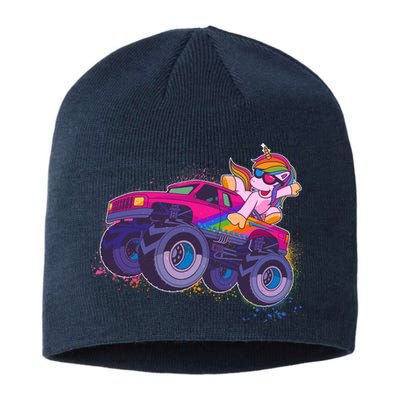 Monster Truck Unicorn Sustainable Beanie