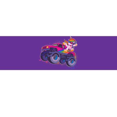 Monster Truck Unicorn Bumper Sticker