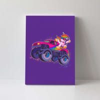 Monster Truck Unicorn Canvas