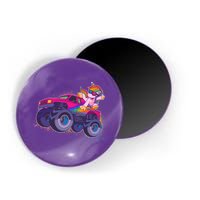 Monster Truck Unicorn Magnet