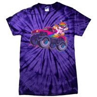 Monster Truck Unicorn Tie-Dye T-Shirt