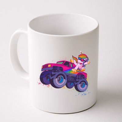 Monster Truck Unicorn Coffee Mug