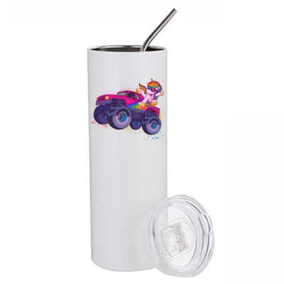 Monster Truck Unicorn Stainless Steel Tumbler