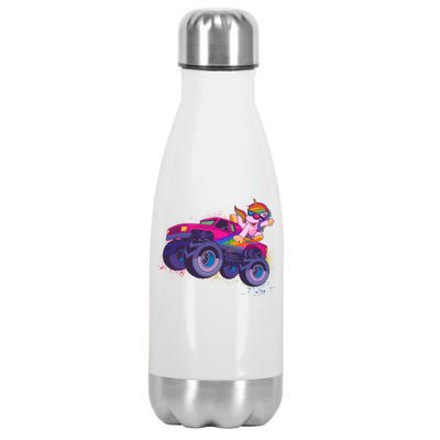 Monster Truck Unicorn Stainless Steel Insulated Water Bottle