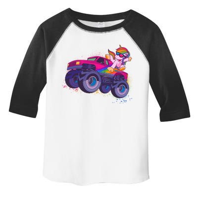 Monster Truck Unicorn Toddler Fine Jersey T-Shirt