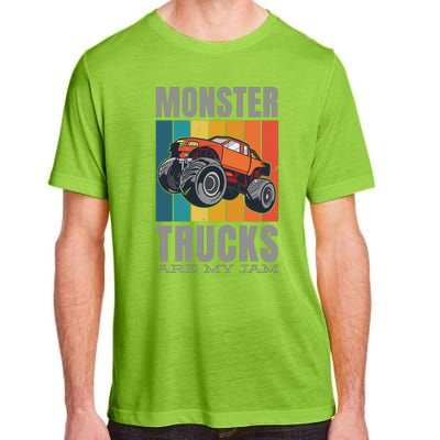 Monster Trucks Are My Jam Adult ChromaSoft Performance T-Shirt