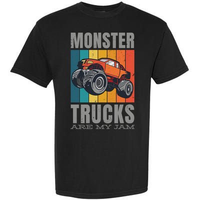 Monster Trucks Are My Jam Garment-Dyed Heavyweight T-Shirt