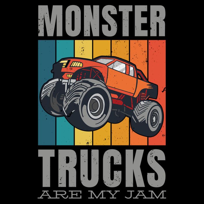 Monster Trucks Are My Jam Cooling Performance Crew T-Shirt