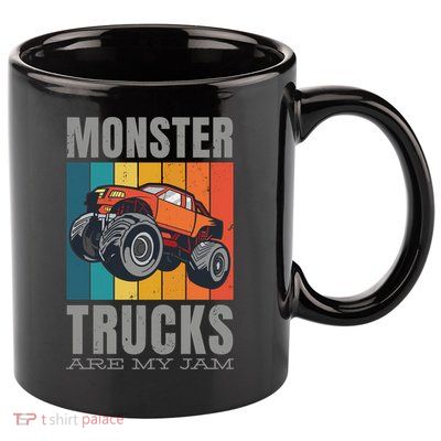 Monster Trucks Are My Jam 11oz C Handle Ceramic Mug