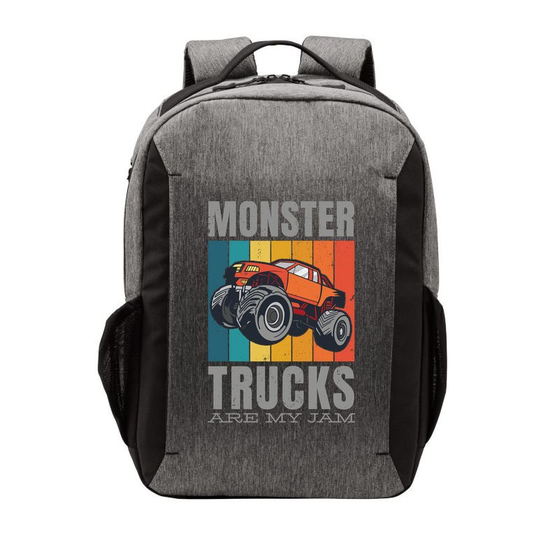 Monster Trucks Are My Jam Vector Backpack