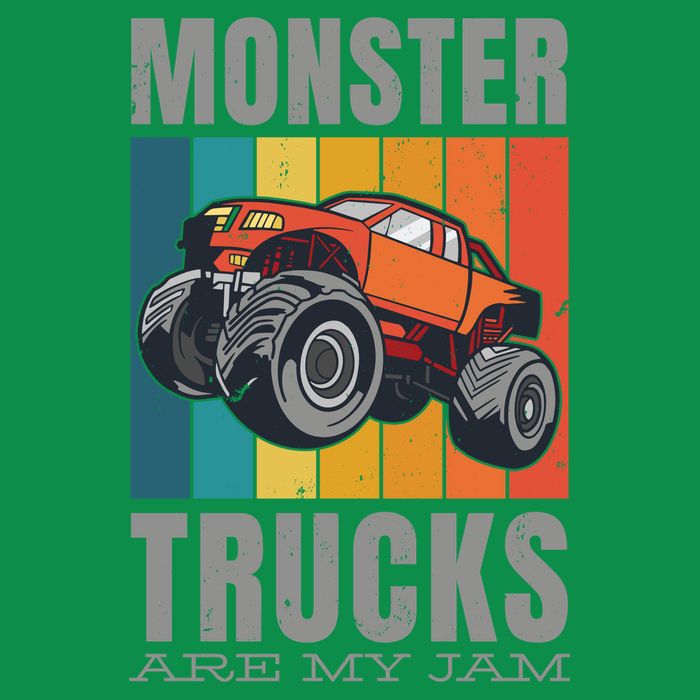 Monster Trucks Are My Jam Button