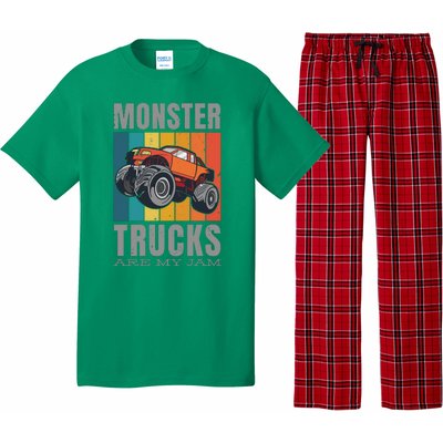 Monster Trucks Are My Jam Pajama Set