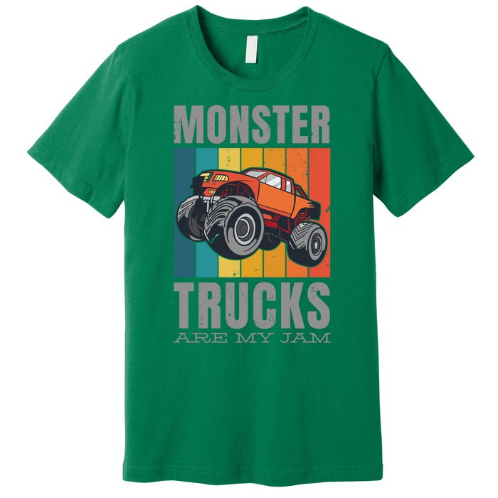 Monster Trucks Are My Jam Premium T-Shirt