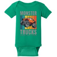 Monster Trucks Are My Jam Baby Bodysuit