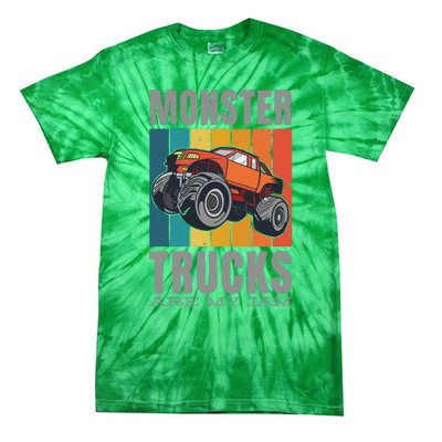 Monster Trucks Are My Jam Tie-Dye T-Shirt