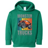 Monster Trucks Are My Jam Toddler Hoodie