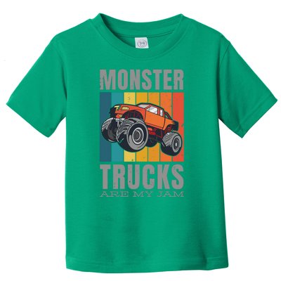 Monster Trucks Are My Jam Toddler T-Shirt