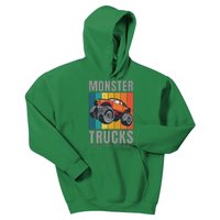 Monster Trucks Are My Jam Kids Hoodie