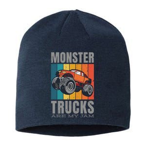 Monster Trucks Are My Jam Sustainable Beanie