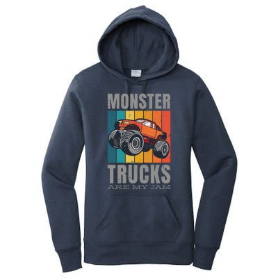 Monster Trucks Are My Jam Women's Pullover Hoodie