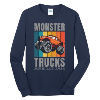 Monster Trucks Are My Jam Tall Long Sleeve T-Shirt