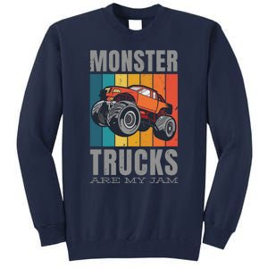 Monster Trucks Are My Jam Tall Sweatshirt