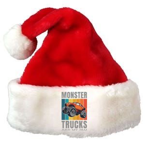 Monster Trucks Are My Jam Premium Christmas Santa Hat