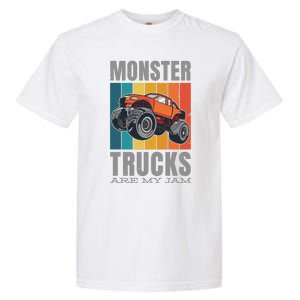 Monster Trucks Are My Jam Garment-Dyed Heavyweight T-Shirt