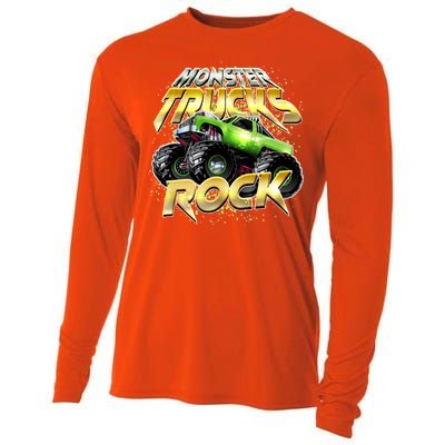 Monster Trucks Rock Cooling Performance Long Sleeve Crew