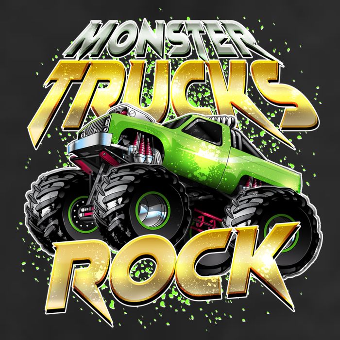 Monster Trucks Rock Cool Comfort Performance Bucket Hat